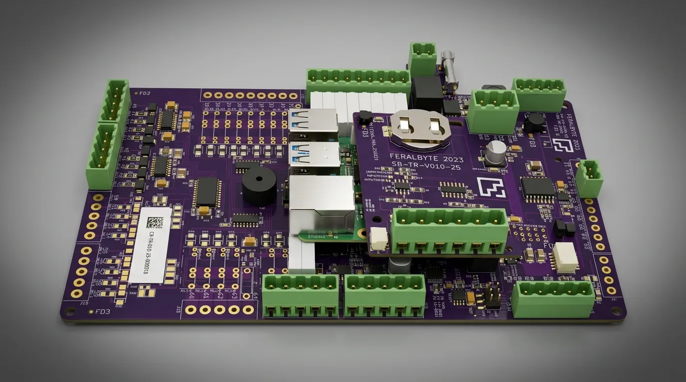 FeralBoard AIO-500 marketing render